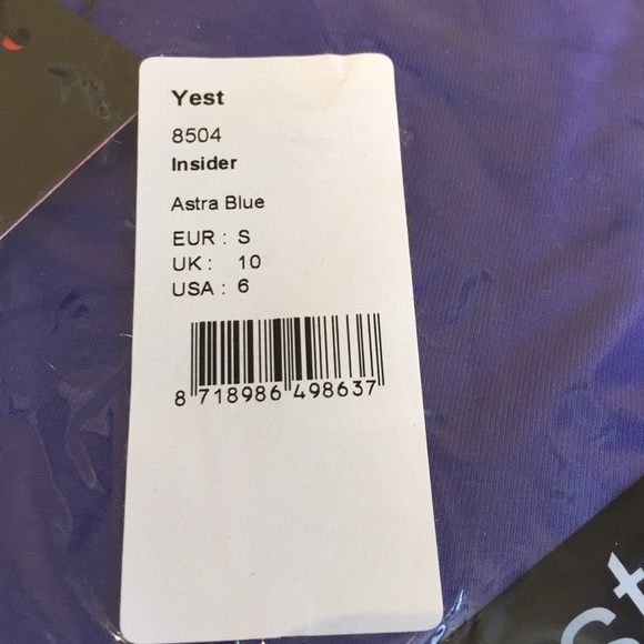 Yest Insider 8504 Astra Blue Capris Leggings Activewear Size 6 - Picture 10 of 16